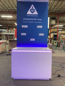 RENTAL: Arch Canopy Structure with Front Gravitee Wall -- View 5